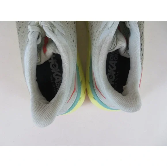 Hoka One One Clifton 7 Womens 8.5 Shoe Gray Sneaker 1110509 MMHC Running Walking - Picture 6 of 12